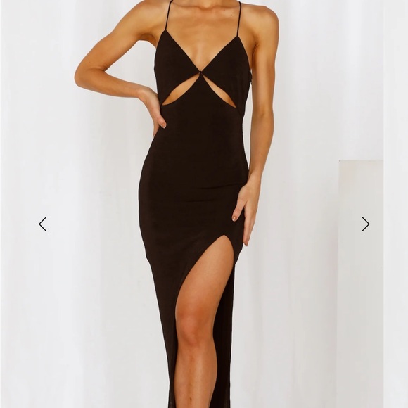 Hello Molly Cold Brew Maxi Dress Black - Picture 3 of 6